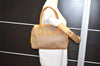 Authentic GUCCI Vintage Micro GG PVC Leather Tote Hand Bag Brown 2099I