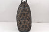 Authentic FENDI Zucca 2Way Shoulder Tote Bag Canvas Leather Brown Junk 2099K