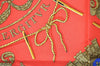 Authentic HERMES Carre 90 Scarf "LES ARMES DE PARIS" Silk Yellow 2100J