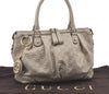Authentic GUCCI Guccissima Sukey 2Way Tote Bag GG Leather 247902 White 2101J