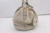 Authentic GUCCI Guccissima Sukey 2Way Tote Bag GG Leather 247902 White 2101J