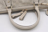 Authentic GUCCI Guccissima Sukey 2Way Tote Bag GG Leather 247902 White 2101J