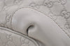 Authentic GUCCI Guccissima Sukey 2Way Tote Bag GG Leather 247902 White 2101J