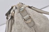 Authentic GUCCI Guccissima Sukey 2Way Tote Bag GG Leather 247902 White 2101J