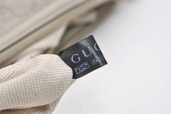 Authentic GUCCI Guccissima Sukey 2Way Tote Bag GG Leather 247902 White 2101J