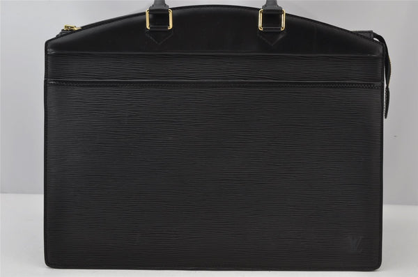 Authentic Louis Vuitton Epi Riviera Hand Bag Black M48182 LV 2102J