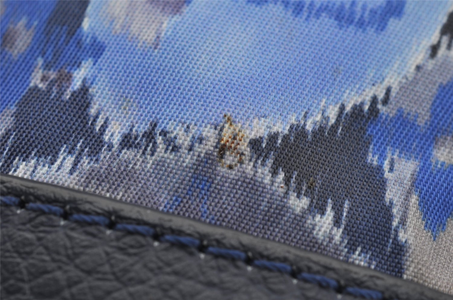 Authentic Louis Vuitton Monogram Ikat Flower Noefull MM 2Way Hand Bag Blue 2103I