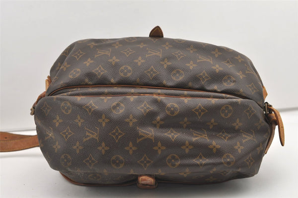 Authentic Louis Vuitton Monogram Saumur 35 Shoulder Cross Bag M42254 LV 2104J