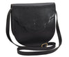 Authentic YVES SAINT LAURENT Shoulder Cross Body Bag Purse Leather Black 2104K