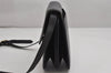 Authentic YVES SAINT LAURENT Shoulder Cross Body Bag Purse Leather Black 2104K