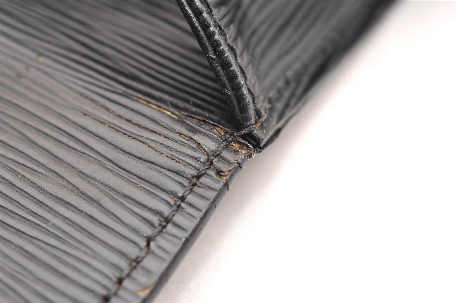 Authentic Louis Vuitton Epi Cartouchiere MM Shoulder Bag Black M52242 LV 2105I