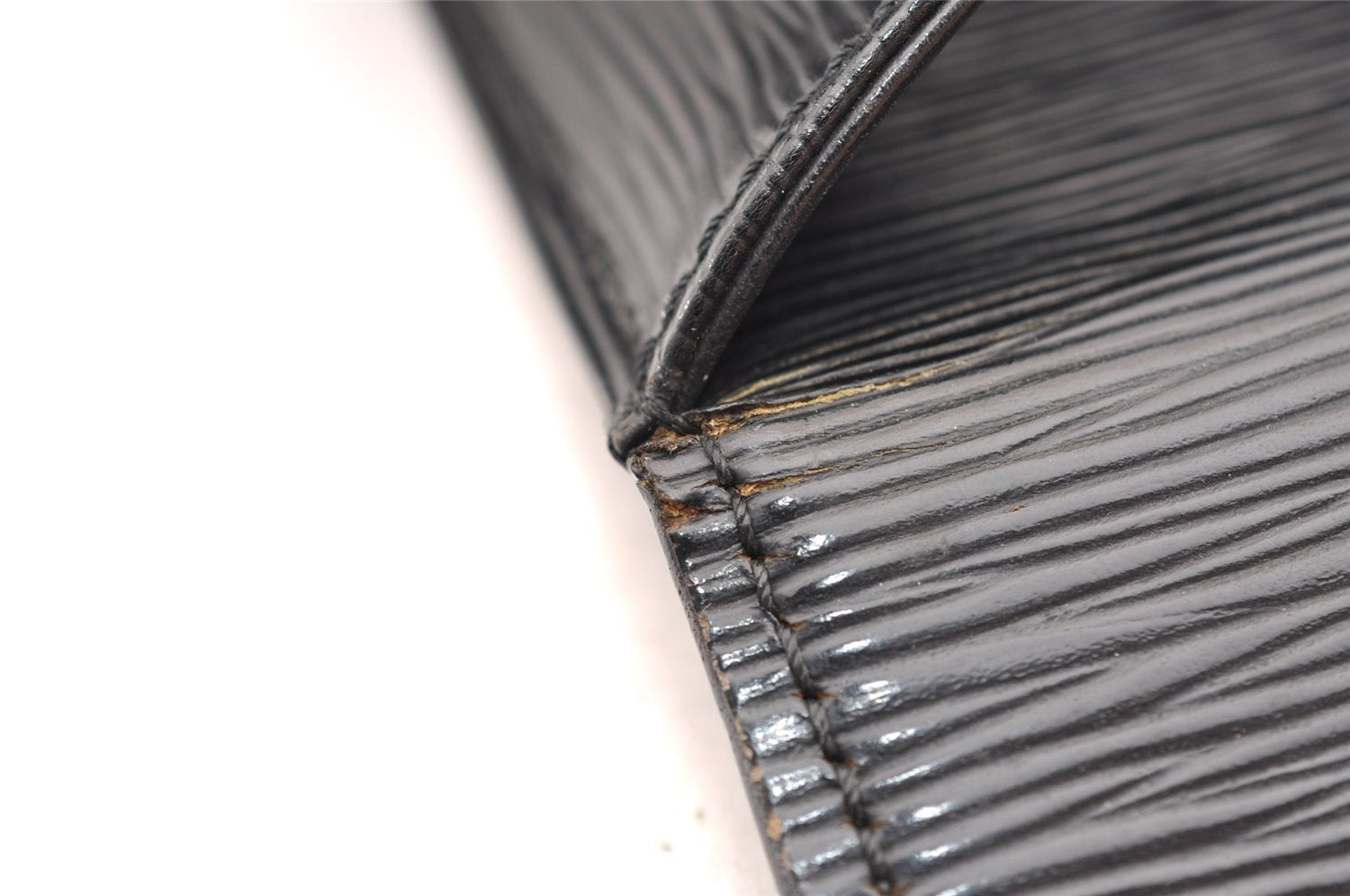 Authentic Louis Vuitton Epi Cartouchiere MM Shoulder Bag Black M52242 LV 2105I