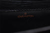 Authentic Louis Vuitton Epi Cartouchiere MM Shoulder Bag Black M52242 LV 2105I