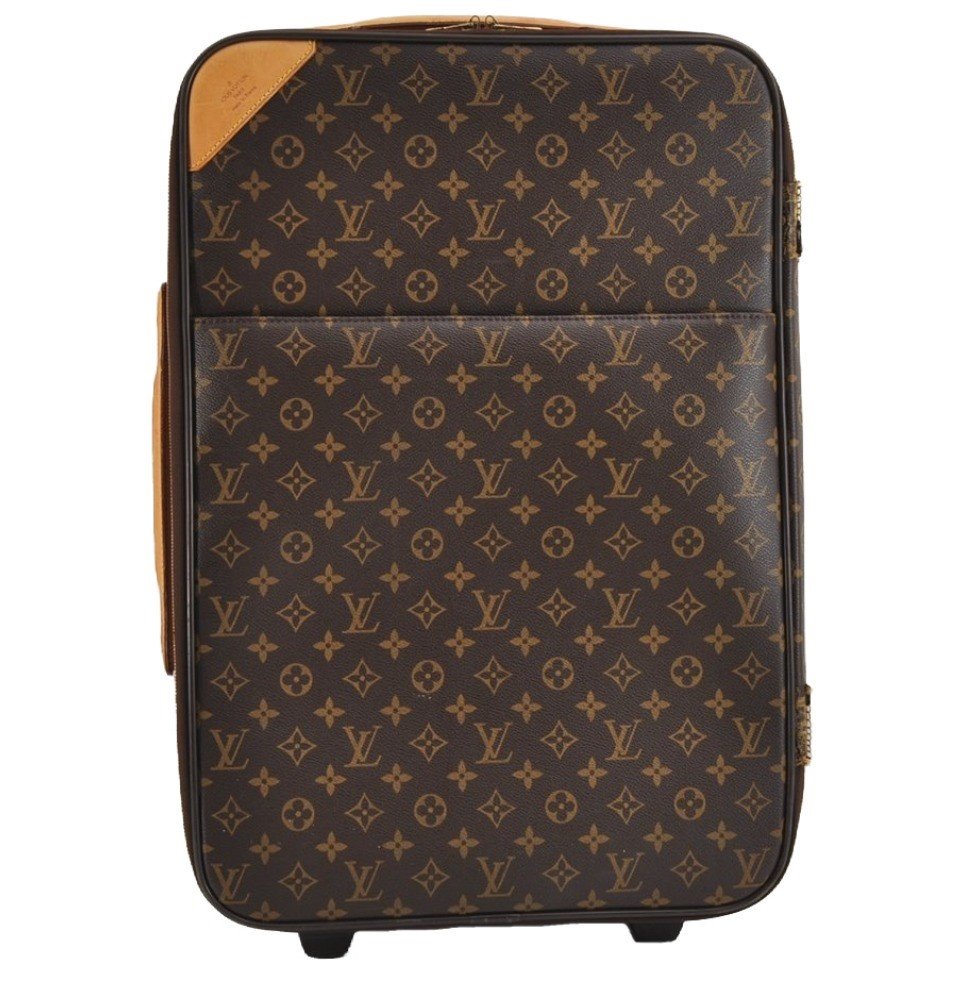 Authentic Louis Vuitton Monogram Pegase 55 Travel Suitcase M23294 Junk 2105J