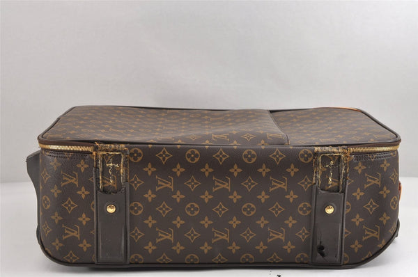 Authentic Louis Vuitton Monogram Pegase 55 Travel Suitcase M23294 Junk 2105J