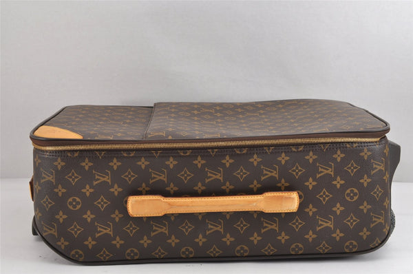 Authentic Louis Vuitton Monogram Pegase 55 Travel Suitcase M23294 Junk 2105J