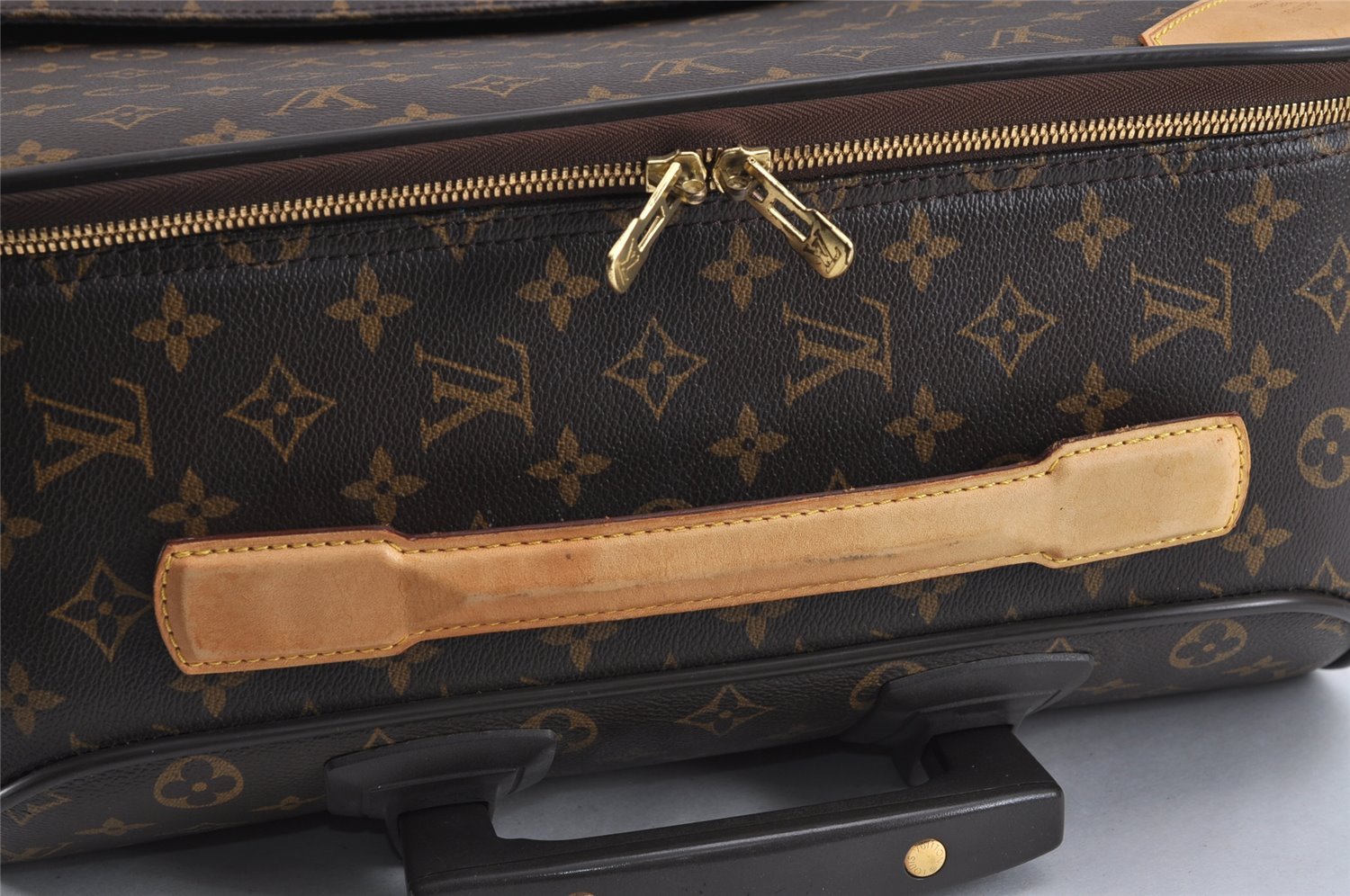 Authentic Louis Vuitton Monogram Pegase 55 Travel Suitcase M23294 Junk 2105J