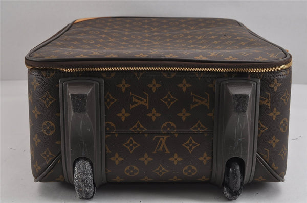 Authentic Louis Vuitton Monogram Pegase 55 Travel Suitcase M23294 Junk 2105J