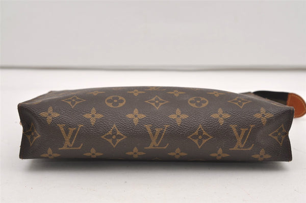 Auth Louis Vuitton Monogram Poche Toilette 26 Cosmetics Pouch Old Model LV 2106J