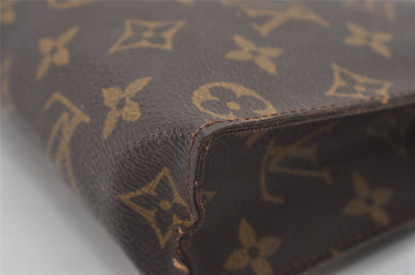 Auth Louis Vuitton Monogram Poche Toilette 26 Cosmetics Pouch Old Model LV 2106J