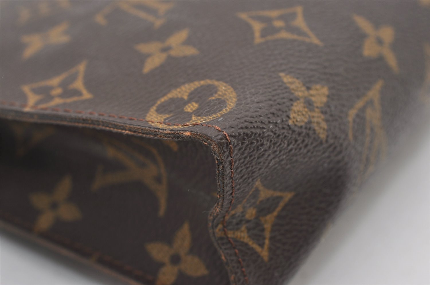 Auth Louis Vuitton Monogram Poche Toilette 26 Cosmetics Pouch Old Model LV 2106J