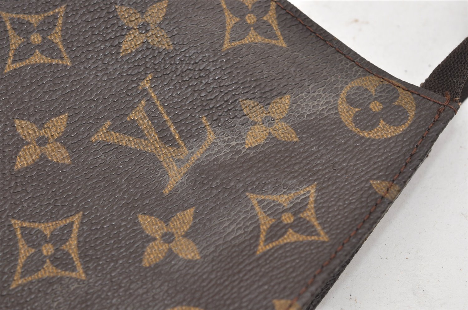 Auth Louis Vuitton Monogram Poche Toilette 26 Cosmetics Pouch Old Model LV 2106J