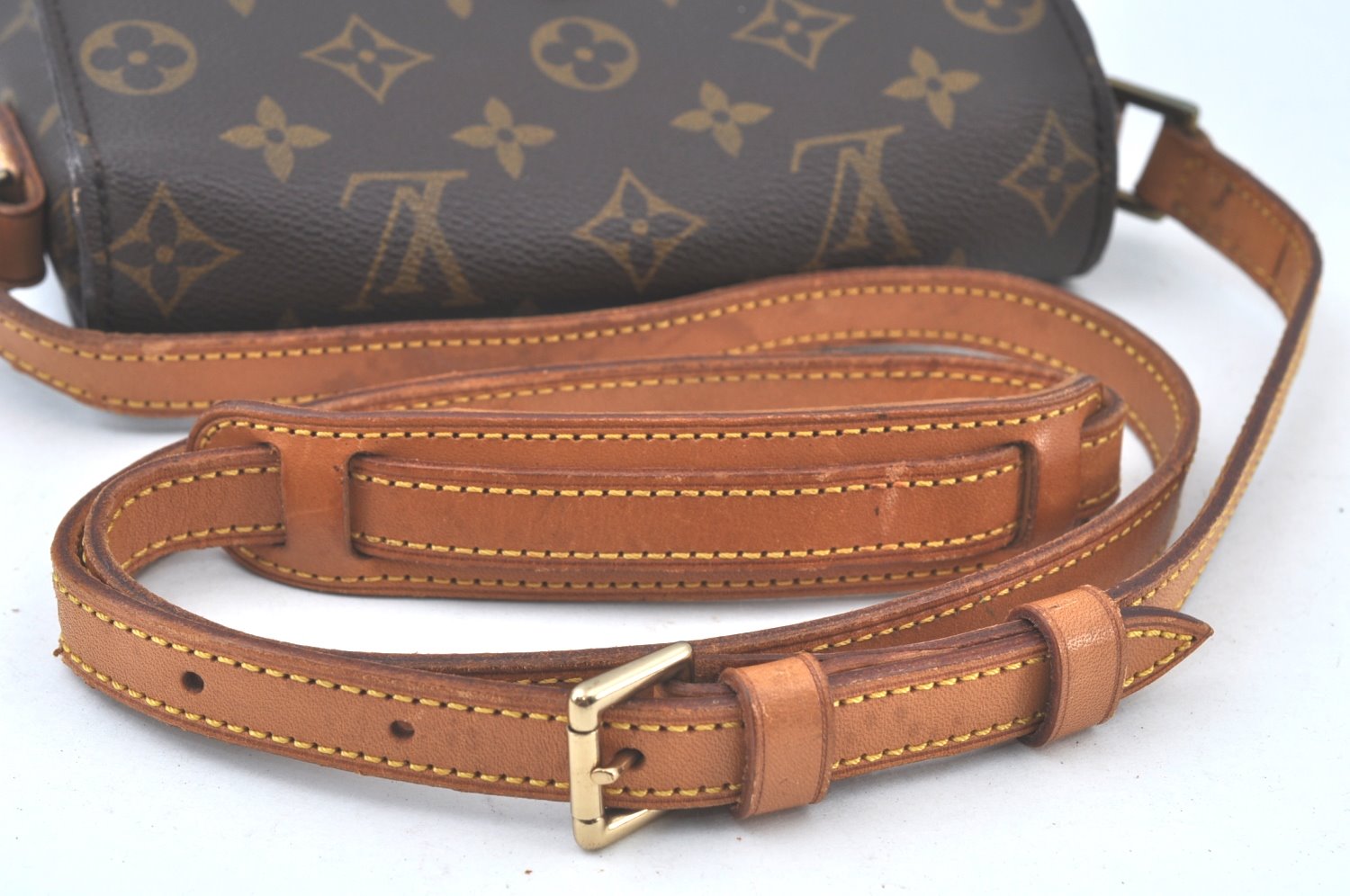 Authentic Louis Vuitton Monogram Saint Cloud MM M51243 Shoulder Cross Bag 2107J