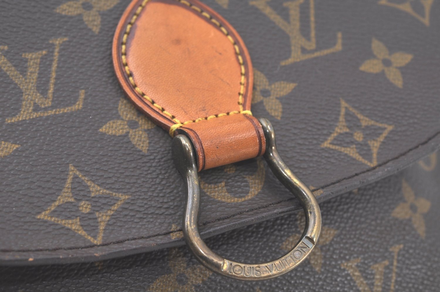 Authentic Louis Vuitton Monogram Saint Cloud MM M51243 Shoulder Cross Bag 2107J