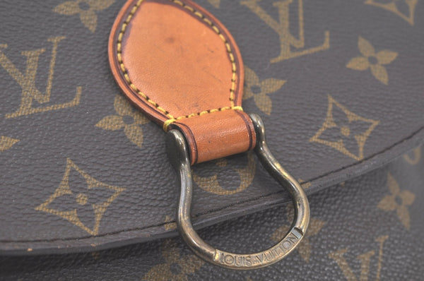 Authentic Louis Vuitton Monogram Saint Cloud MM M51243 Shoulder Cross Bag 2107J