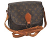 Authentic Louis Vuitton Monogram Saint Cloud GM M51242 Shoulder Cross Bag 2108J