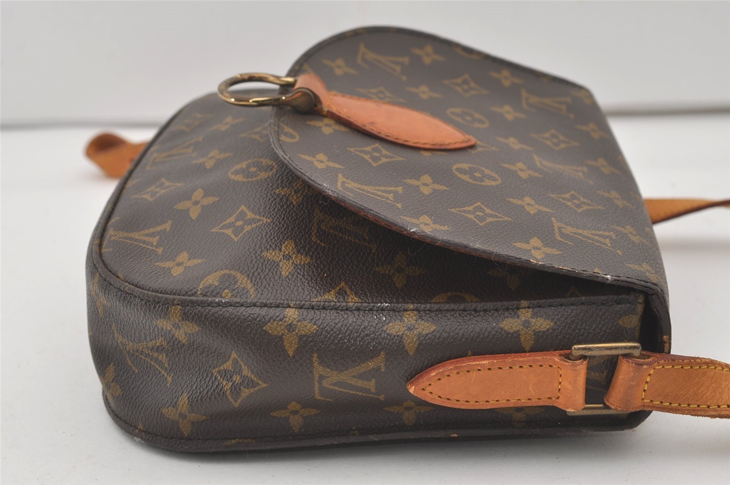Authentic Louis Vuitton Monogram Saint Cloud GM M51242 Shoulder Cross Bag 2108J