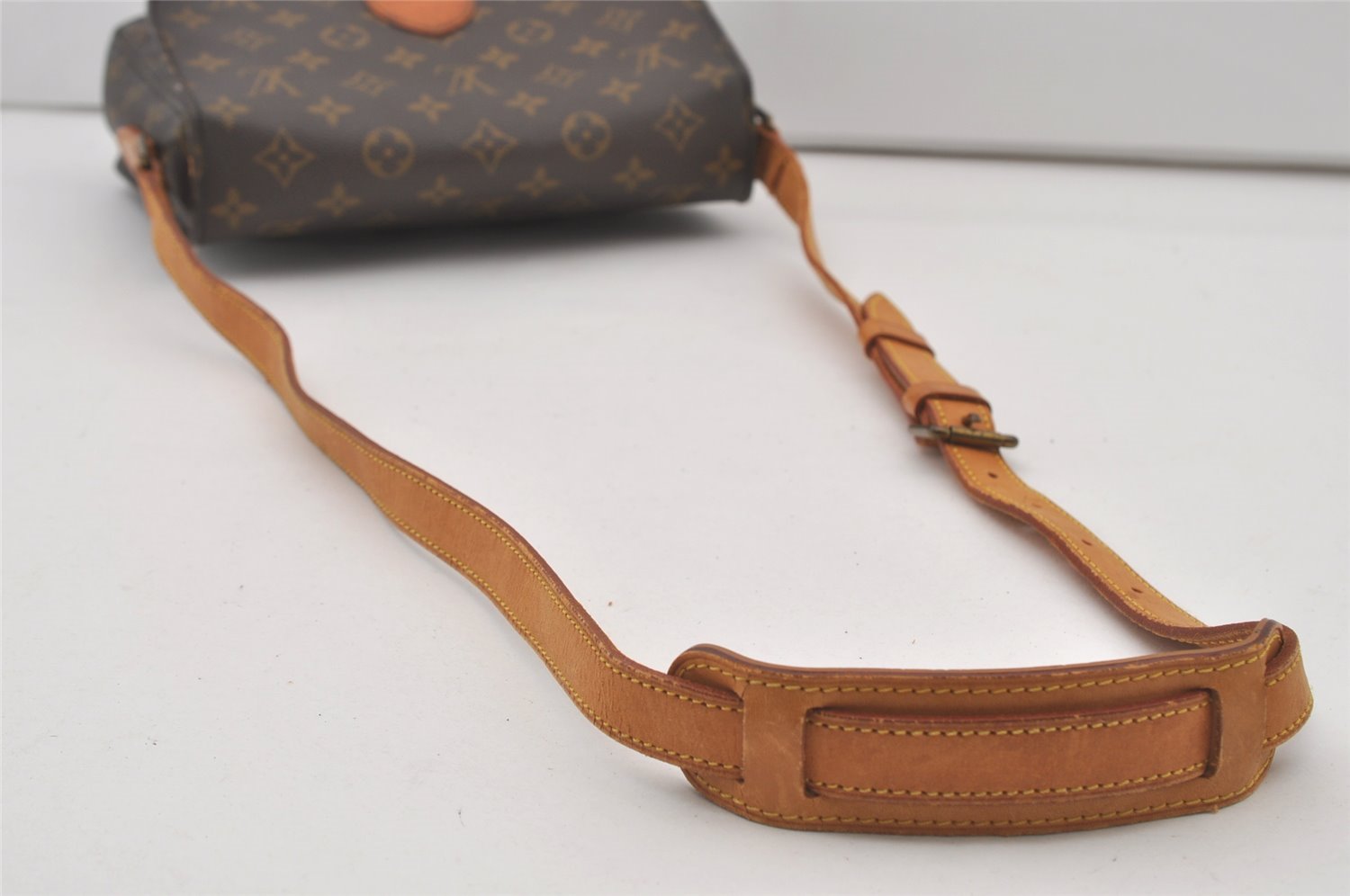 Authentic Louis Vuitton Monogram Saint Cloud GM M51242 Shoulder Cross Bag 2108J