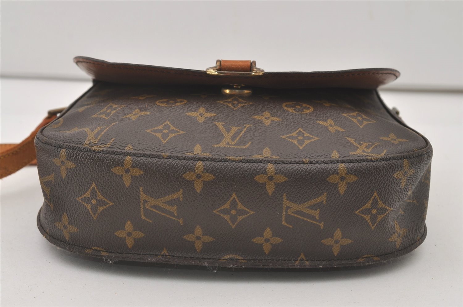 Authentic Louis Vuitton Monogram Saint Cloud GM M51242 Shoulder Cross Bag 2108J