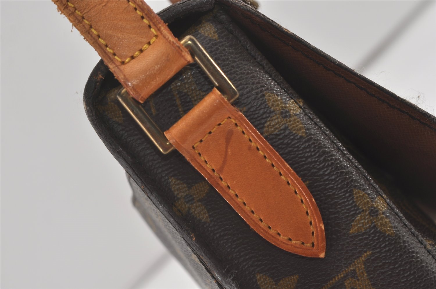 Authentic Louis Vuitton Monogram Saint Cloud GM M51242 Shoulder Cross Bag 2108J