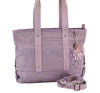 Authentic COACH Signature 2Way Tote Bag Canvas Enamel F18844 Purple 2109K