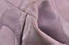 Authentic COACH Signature 2Way Tote Bag Canvas Enamel F18844 Purple 2109K