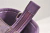 Authentic COACH Signature 2Way Tote Bag Canvas Enamel F18844 Purple 2109K