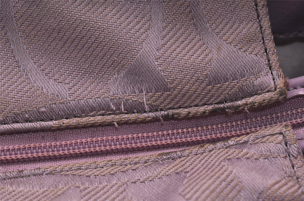 Authentic COACH Signature 2Way Tote Bag Canvas Enamel F18844 Purple 2109K