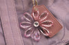 Authentic COACH Signature 2Way Tote Bag Canvas Enamel F18844 Purple 2109K