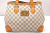 Authentic Louis Vuitton Damier Azur Hampstead PM N51207 Shoulder Tote Bag 2110J
