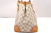 Authentic Louis Vuitton Damier Azur Hampstead PM N51207 Shoulder Tote Bag 2110J