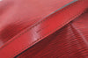 Authentic Louis Vuitton Epi Petit Noe Shoulder Drawstring Bag M44107 Red 2111J