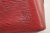 Authentic Louis Vuitton Epi Petit Noe Shoulder Drawstring Bag M44107 Red 2111J
