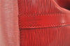 Authentic Louis Vuitton Epi Petit Noe Shoulder Drawstring Bag M44107 Red 2111J