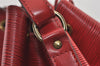 Authentic Louis Vuitton Epi Petit Noe Shoulder Drawstring Bag M44107 Red 2111J
