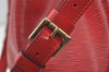 Authentic Louis Vuitton Epi Petit Noe Shoulder Drawstring Bag M44107 Red 2111J