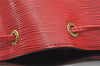 Authentic Louis Vuitton Epi Petit Noe Shoulder Drawstring Bag M44107 Red 2111J