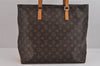 Authentic Louis Vuitton Monogram Cabas Mezzo Shoulder Tote Bag M51151 LV 2112J