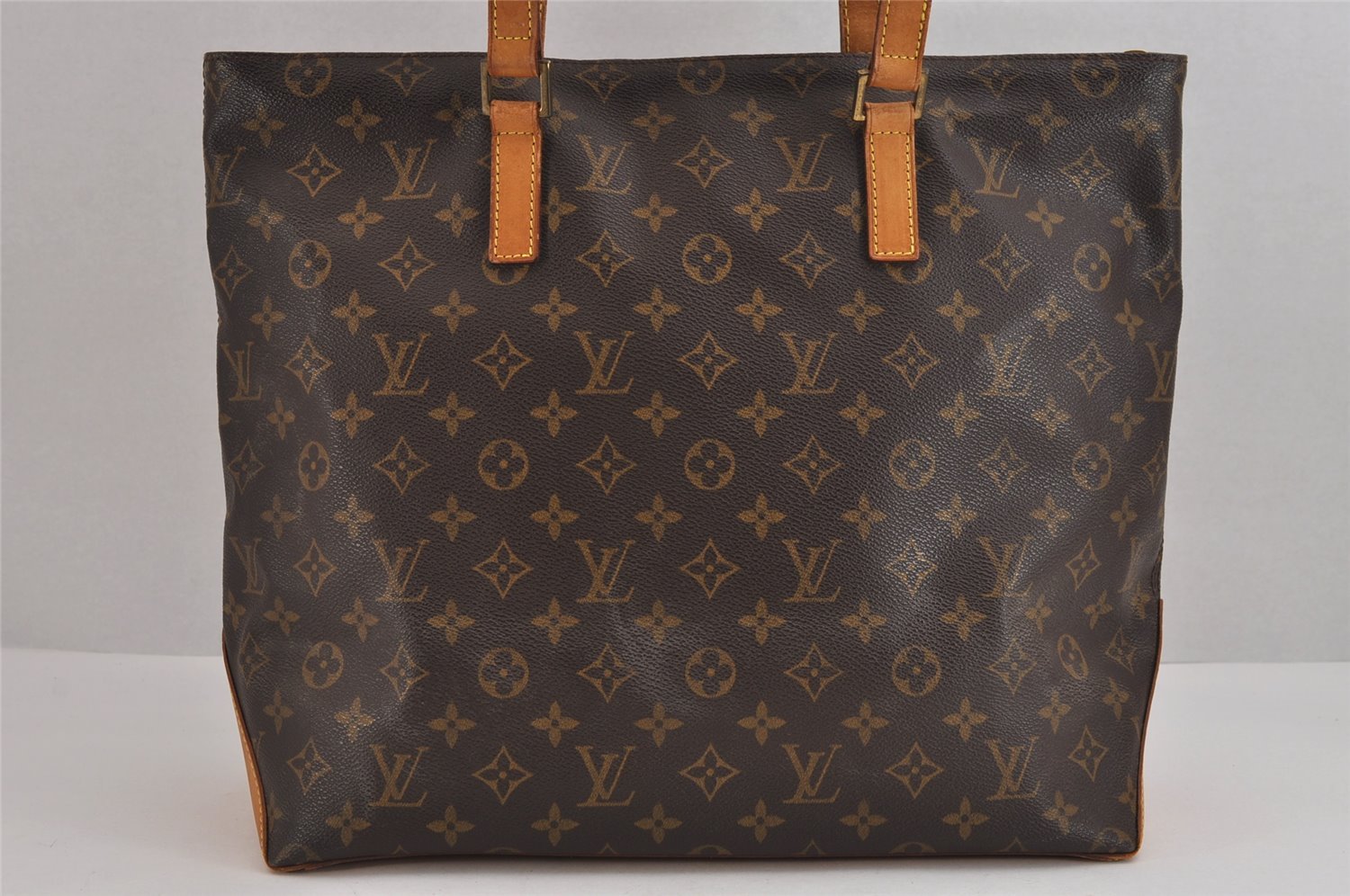 Authentic Louis Vuitton Monogram Cabas Mezzo Shoulder Tote Bag M51151 LV 2112J