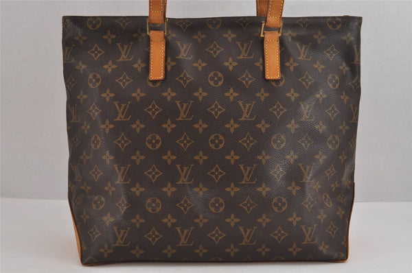 Authentic Louis Vuitton Monogram Cabas Mezzo Shoulder Tote Bag M51151 LV 2112J